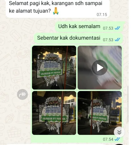 Pengiriman Papan Bunga Selamat Aeon Bsd