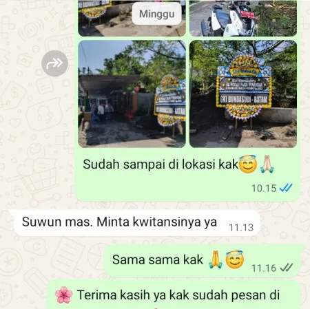 Pengiriman Papan Bunga Duka Aeon Bsd