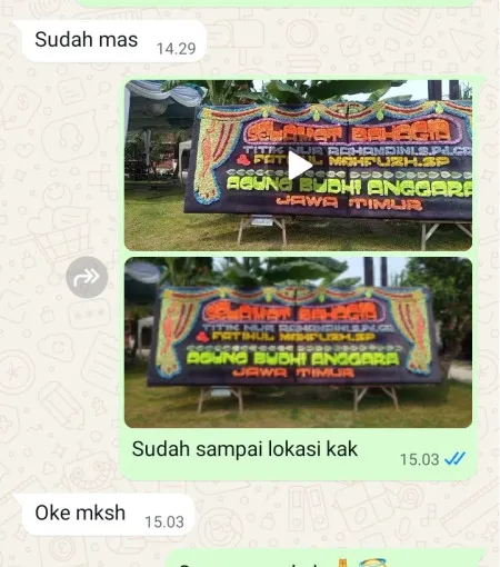 Pengiriman Papan Bunga Aeon Bsd