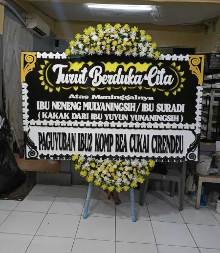 Papan Bunga Duka Aeon Bsd